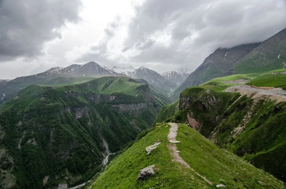 The Caucasus Mountains in Georgia