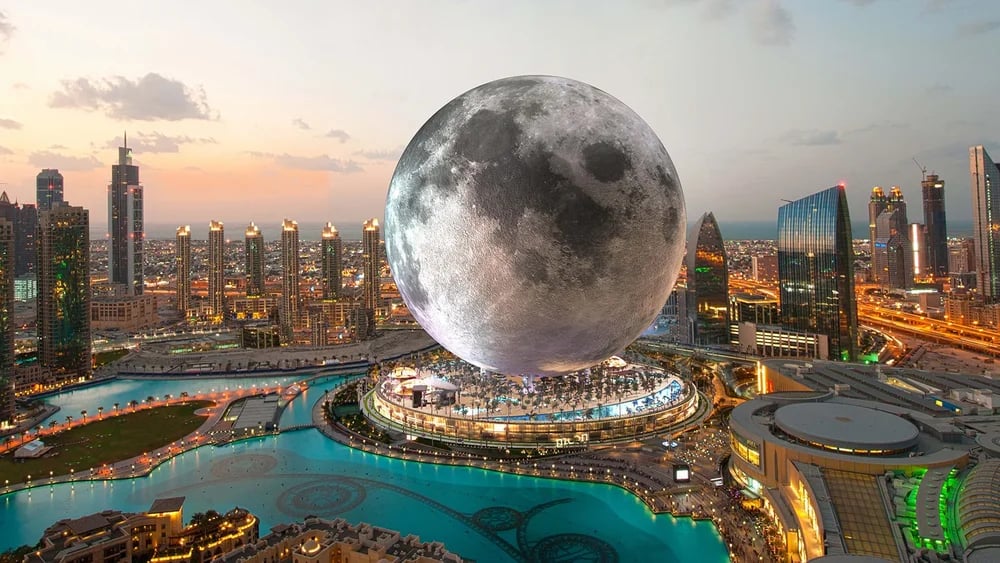 Moon Island in Dubai