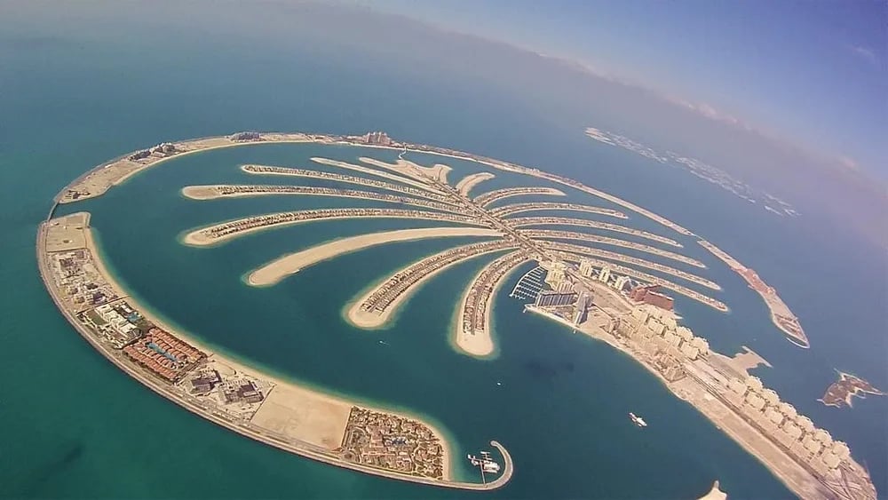 Palm Deira Island in Dubai