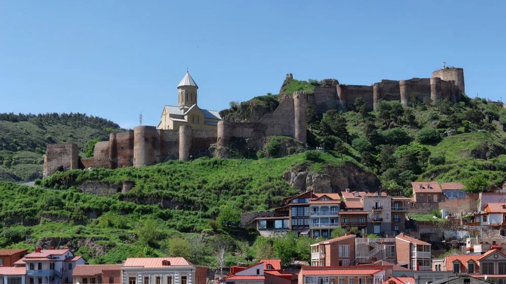 Narikala Fortress in Tbilisi, Georgia