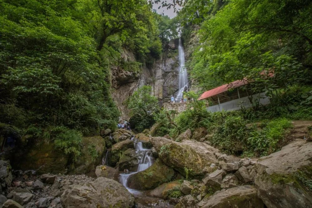 Makhuntseti Waterfall in Batumi