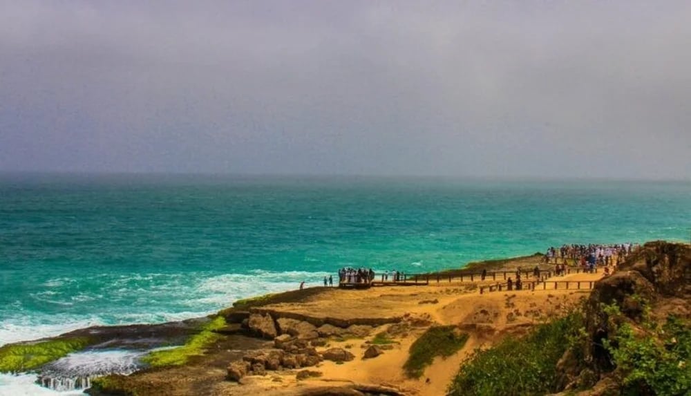 Mughsail Beach in Salalah, Oman